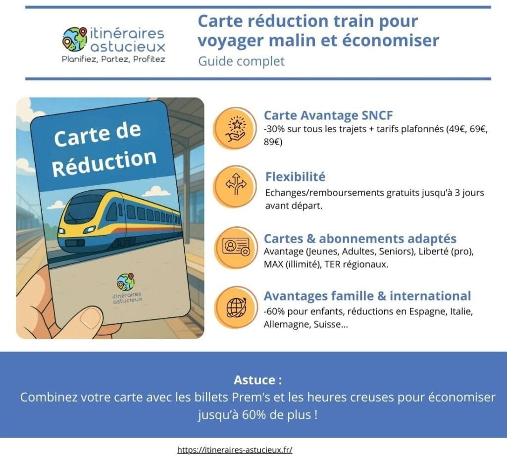 Itinéraires Astucieux - Carte réduction train