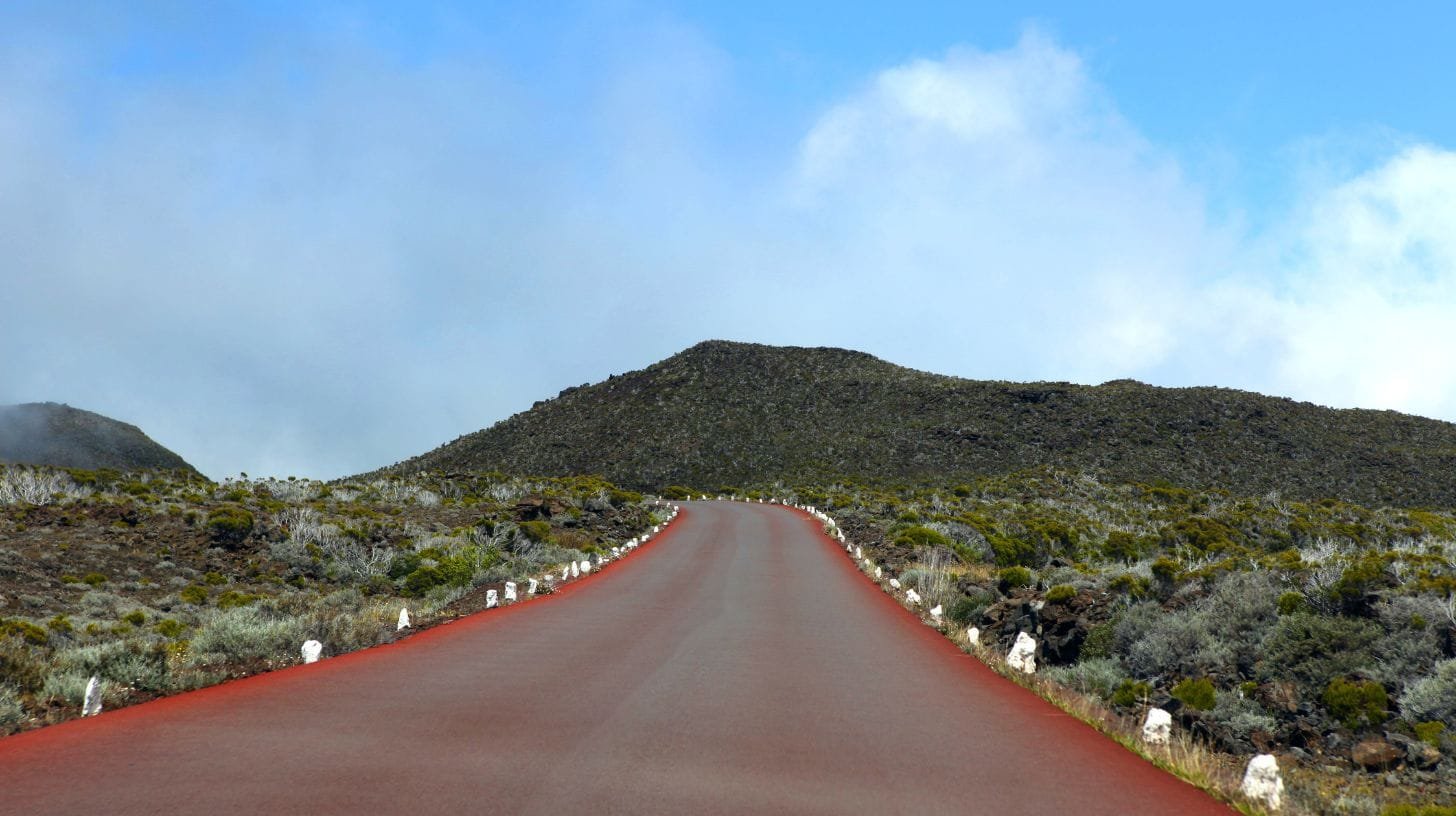 Route de la lave à Sainte Rose