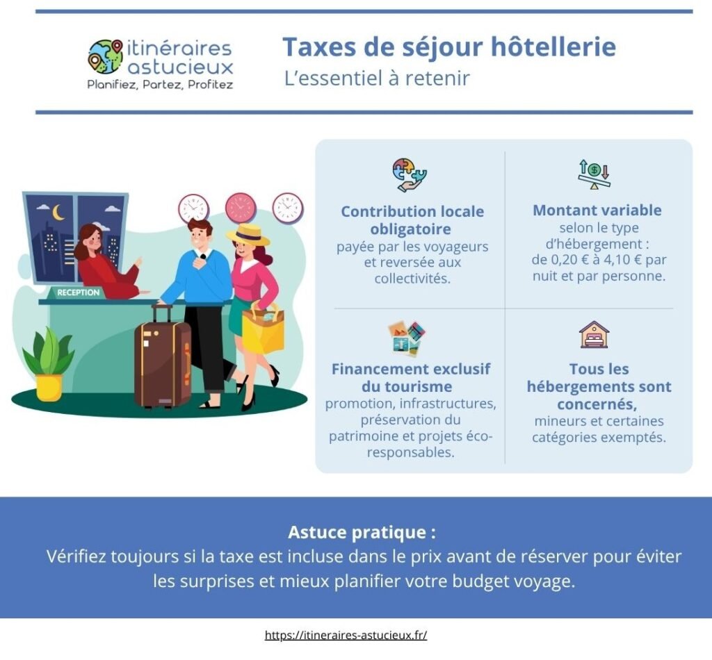 Itinéraires Astucieux - Taxes de séjour hotellerie
