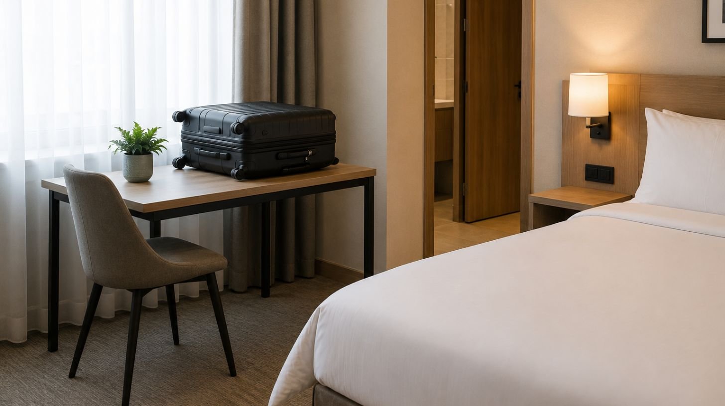 Où poser sa valise dans une chambre d&rsquo;hôtel ? L&rsquo;erreur que beaucoup de voyageurs font sans le savoir