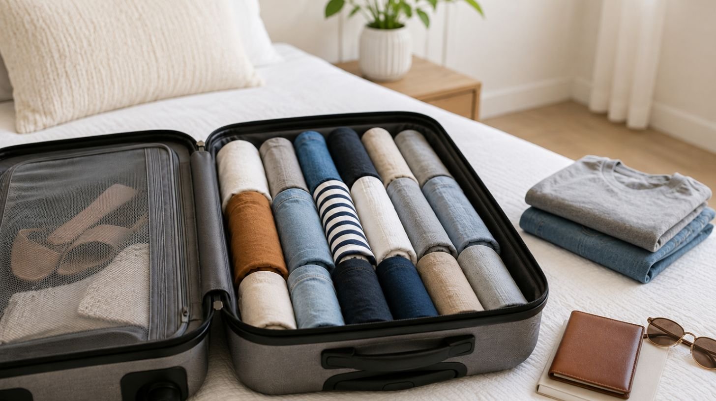 Méthode Marie Kondo pour faire sa valise : 7 astuces pour gagner de la place et voyager organisé